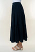 'Bella' High Waisted Tiered Maxi Skirt - Celes Fashion